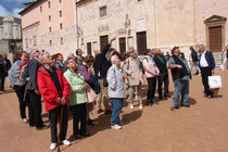 Vor dem Dom in Spoleto